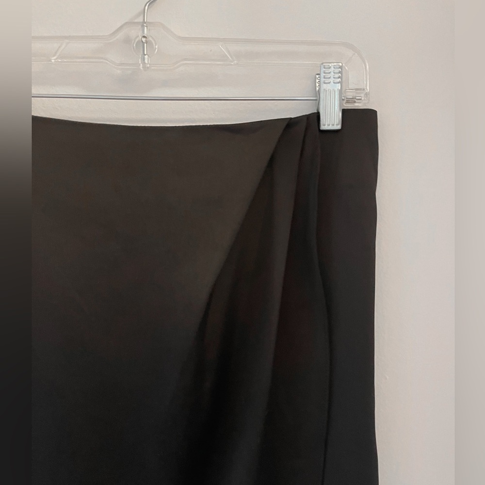 UO Black Satin Skirt
